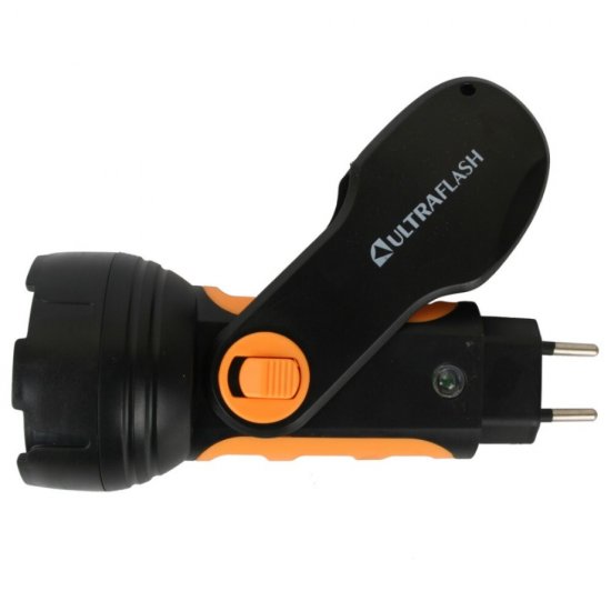 Фонарь ручной Ultraflash LED3816 (LED3816) светодиодный 6 LED 2,9 Вт аккумуляторный SLA 500 мАч пластик 1 режима