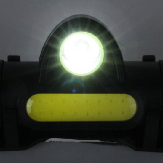 Фонарь налобный Ultraflash E1340 светодиодный 2 LED 3 Вт аккумуляторный Li-Ion 1200 мАч пластик 2 режима (E1340)