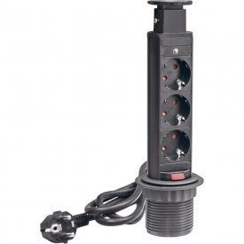 Выдвижная розетка Inrior RUFH-20