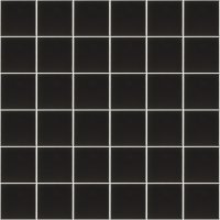 Мозаика Starmosaic черная керамическая 306х306х6 мм матовая