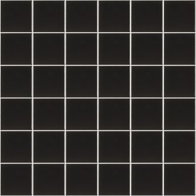 Мозаика Starmosaic черная керамическая 306х306х6 мм матовая