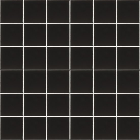 Мозаика Starmosaic черная керамическая 306х306х6 мм матовая