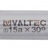 Отвод Valtec (VTi.955.I.301515) d15 мм 30° безраструбный нержавеющая сталь