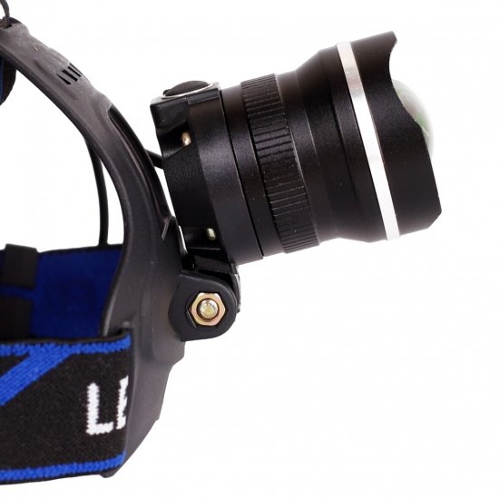 Фонарь налобный Ultraflash светодиодный 1 LED 5 Вт аккумуляторный Li-Ion 1200 мАч алюминий 3 режима (LED5337)