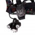 Фонарь налобный Ultraflash светодиодный 3 LED 5 Вт аккумуляторный Li-Ion 1200 мАч пластик/алюминий 4 режима (LED5335)