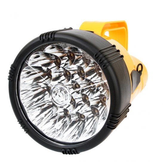 Фонарь ручной Camelion светодиодный 19 LED 1,68 Вт аккумуляторный SLA 2200 мАч пластик (LED29314)