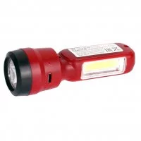 Фонарь ручной Ultraflash (LED53764) светодиодный 2 LED 3 Вт аккумуляторный Li-Ion 600 мАч пластик 2 режима