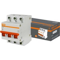 Автомат TDM ELECTRIC ВА47-63 3Р, 16 А, 4,5 кА, С