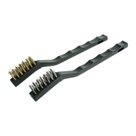 Корщетка ручная Berger латунная/оцинкованная 178 мм трехрядная с пластиковой ручкой (2 шт.)