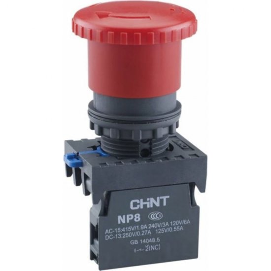 Кнопка управления CHINT NP8-01ZS/14 Грибок
