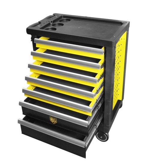 Тележка для инструментов Berger 7 ящиков 770х460х970 мм (BG1508)