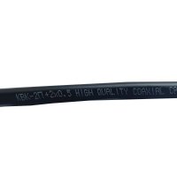 Кабель для видеонаблюдения уличный КВК-2П 2х0,75 мм экранированный PVC Ripo Cablan черный (200 м)