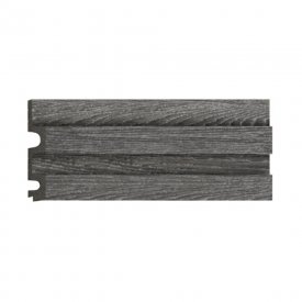 Панель декоративная из экополимера 122х2900х21 мм Decomaster D302-86-10 серая 0,354 кв.м