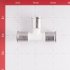 Тройник Henco (9PKW-262626) 26(пресс) х 26(пресс) х 26(пресс) PVDF белый