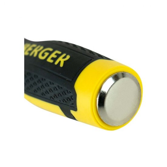 Стамеска по дереву плоская ударная Berger 12 мм двухкомпонентная рукоятка