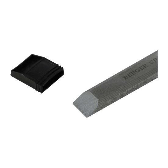 Стамеска по дереву плоская ударная Berger 12 мм двухкомпонентная рукоятка