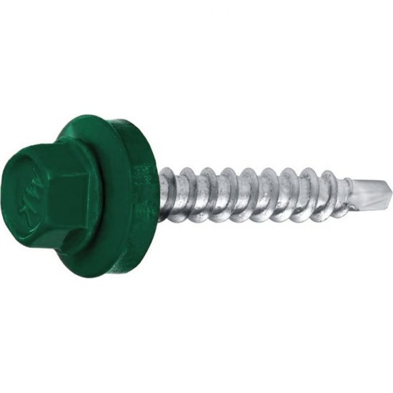 Кровельный саморез swfs 4.8х35 RAL-6026 250 шт.
