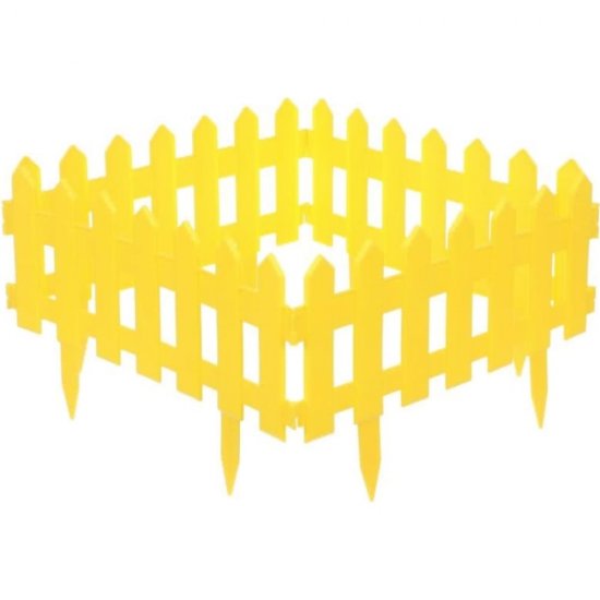 Садовое ограждение МАСТЕРСАД ПЛСД-желт