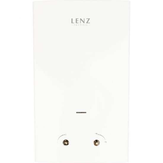 Газовый проточный водонагреватель Lenz Technic TECHNIC 10L WHITE