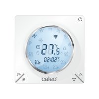 Терморегулятор цифровой программируемый для теплого пола Caleo С935 белый с поддержкой Wi-Fi