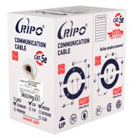 Интернет-кабель уличный (витая пара) UTP CAT5e 4х2х0,51 мм Ripo Standart оранжевый (50 м)