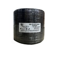 Кабель для видеонаблюдения уличный КВК-2П 2х0,5 мм экранированный CCA PE Ripo Cablan черный (50 м)