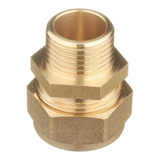 Муфта Stahlmann IWS EasyFix 15 мм х 1/2 НР(ш) для гофрированных труб