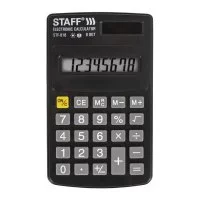 Карманный калькулятор Staff STF-818