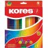 Трехгранные цветные карандаши Kores 93324.01 128903
