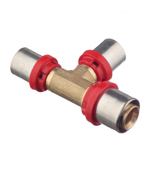 Тройник Tiemme 20(пресс) х 16(пресс) х 16(пресс)