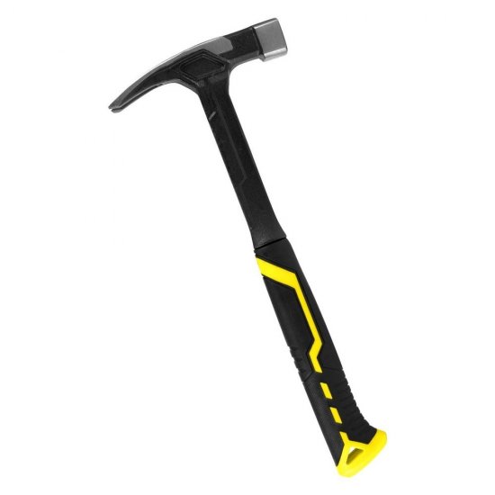 Молоток-гвоздодер Berger 450 г цельнокованная ручка (BG1527)