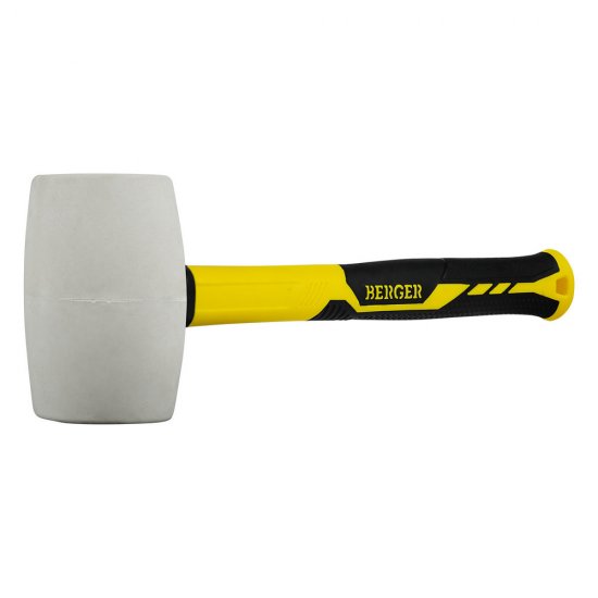 Киянка резиновая Berger 450 г фибергласовая ручка (BG1526)