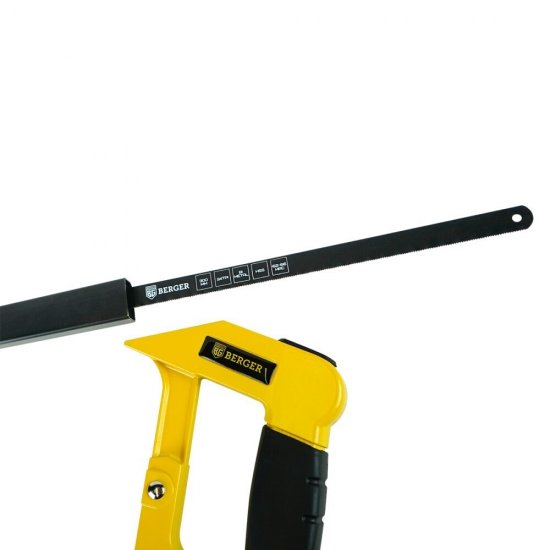 Ножовка по металлу Berger Шталь биметаллическая 300 мм 24 зуб/дюйм мелкий зуб