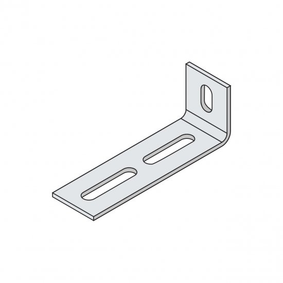 Кронштейн для подвесной системы 80х24х28 мм Armstrong Universal Wall Anchor оцинкованный (100 шт.)