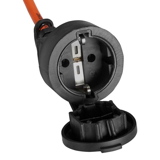 Удлинитель Партнер Электро с заземлением 10 м на рамке 2,5 кВт 1 розетка ПВС 3х1 кв.мм IP44