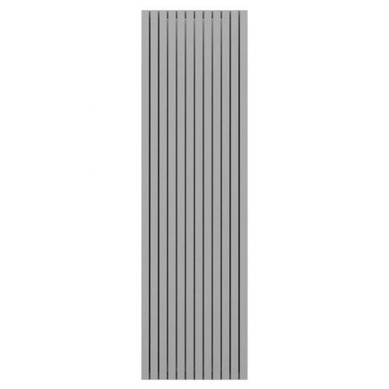 Радиатор стальной Jaga Tetra Wall 50 мм 1 секция 1/2 нижнее подключение 1800х410 мм серый