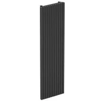 Радиатор стальной Jaga Tetra Wall 50 мм 1 секция 1/2 нижнее подключение 1800х410 мм черный