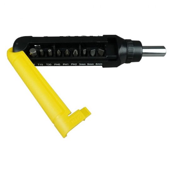 Набор бит и головок с трещоточной отверткой Berger (BG1073) (15 шт.)