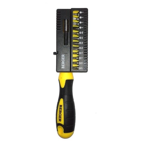 Набор бит с отверткой Berger (BG1072) (13 шт.)
