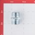 Ниппель Gebo Platinum (280-6V) 1 НР(ш) х 1 НР(ш) чугунный оцинкованный