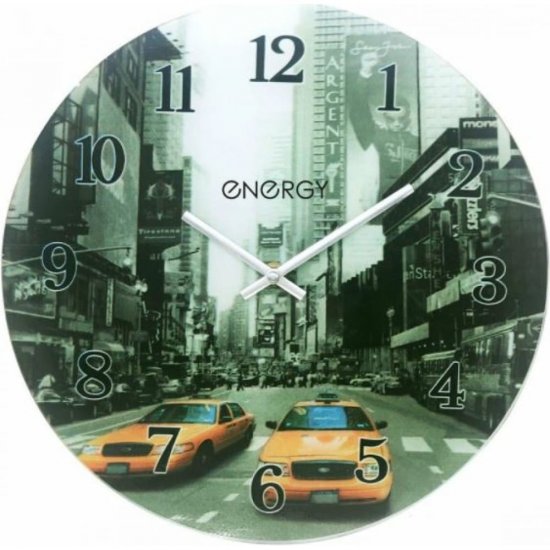 Настенные кварцевые круглые часы ENERGY ЕС-137