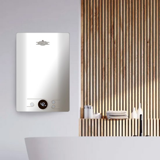 Водонагреватель проточный Primoclima Amor W электрический 8,8 кВт вертикальный