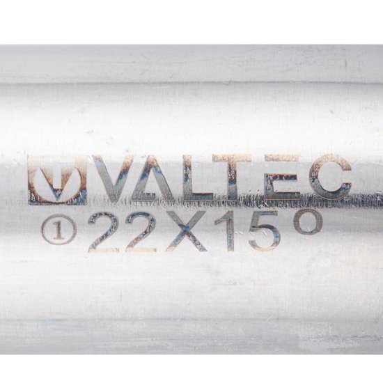 Отвод Valtec (VTi.955.I.152222) d22 мм 15° безраструбный нержавеющая сталь