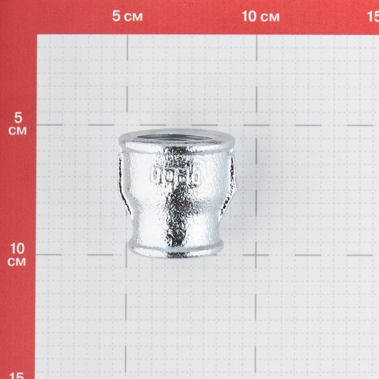 Муфта переходная Gebo Platinum (240-26V) 1 ВР(г) х 3/4 ВР(г) чугунная оцинкованная