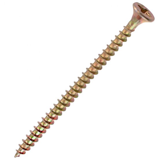 Саморезы универсальные 90x5,0 мм желтые (100 шт.)