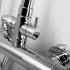 Душевая система WasserKraft с верхним душем с лейкой с термостатом хром (A13302)