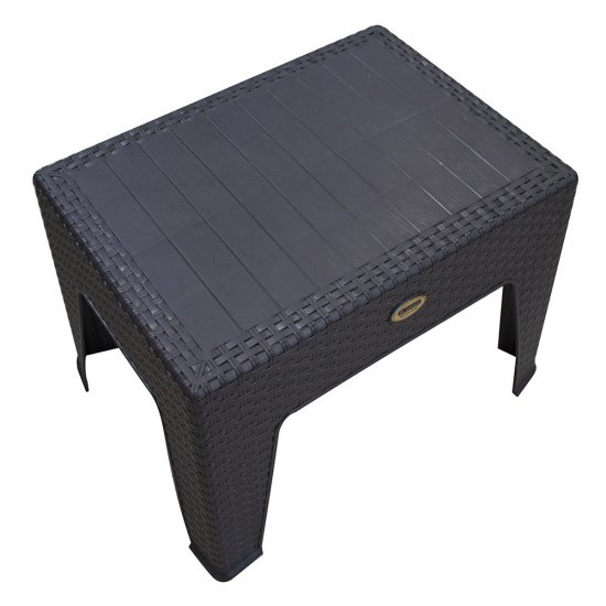 Стол пластиковый Heniver Dino шоколад 435х400х550 мм прямоугольный (SPE-002)