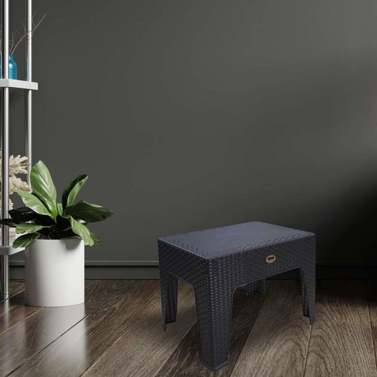 Стол пластиковый Heniver Dino шоколад 435х400х550 мм прямоугольный (SPE-002)