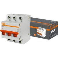 Автомат TDM ELECTRIC ВА47-63 3Р, 20 А, 4,5 кА, С