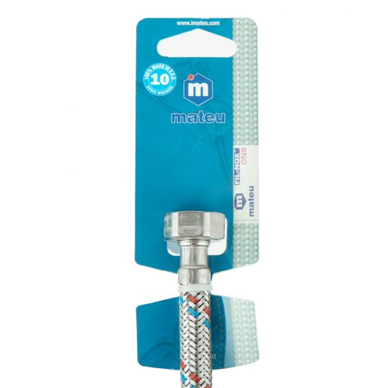 Подводка гибкая для воды Mateu 1/2 ВР(г) х 1/2 НР(ш) 80 см (701080001/THP/678558)